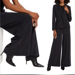L'AGENCE Black Wide-Leg Pant